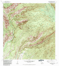 1983 Map of Waimea Canyon, Kauai County, HI — High-Res | Pastmaps